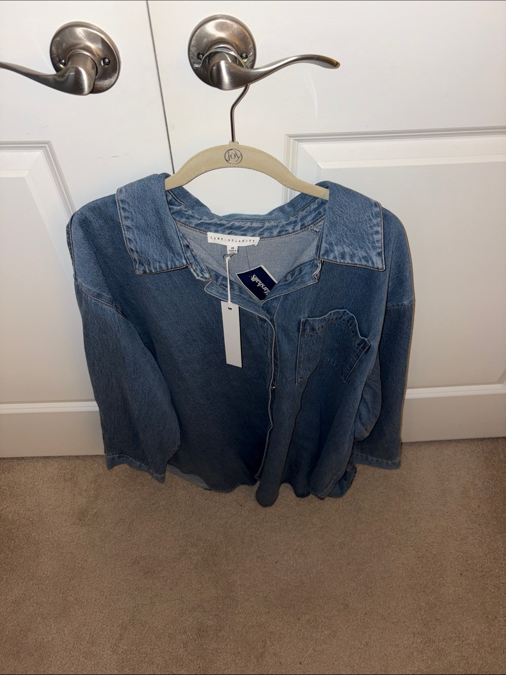 Jane and Delancey Blue Denim Jean Jacket